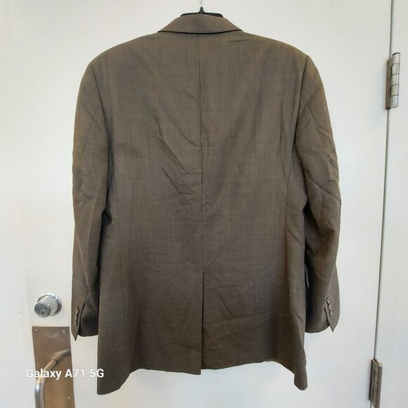 Jos A Banks Men Multi Color Blazer 95% Wool 5% Cashmere Lined 3 Front Pockets 3 - Picture 3 of 8